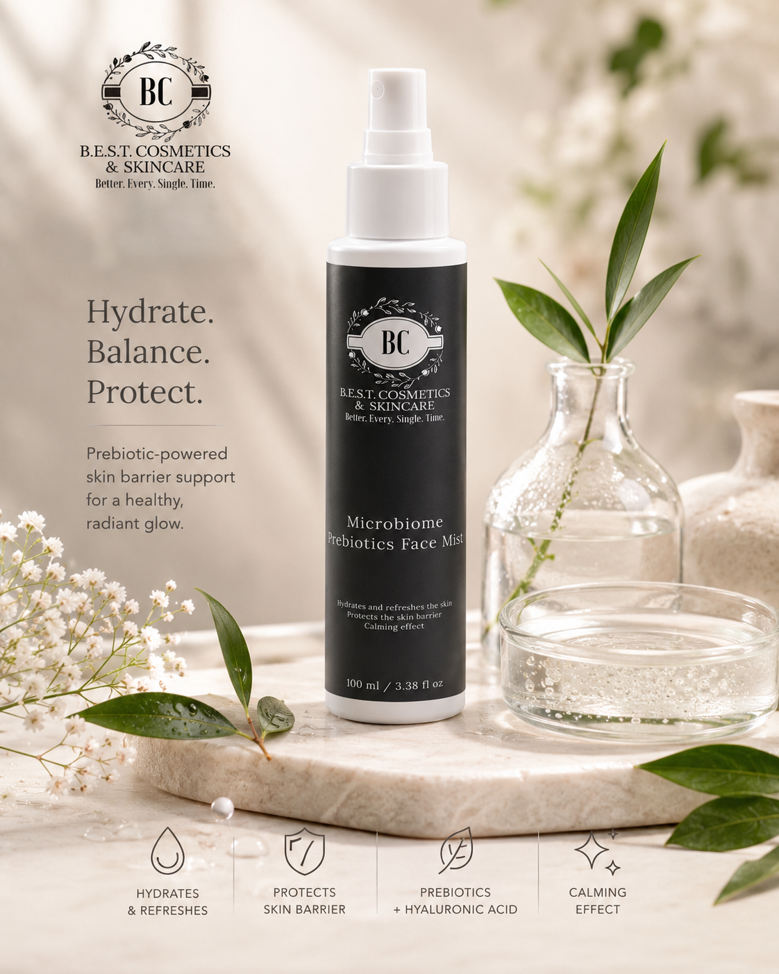 Microbiome Prebiotics Face Mist
