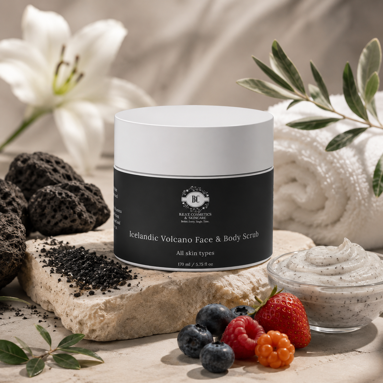 Icelandic Volcano Face & Body Scrub