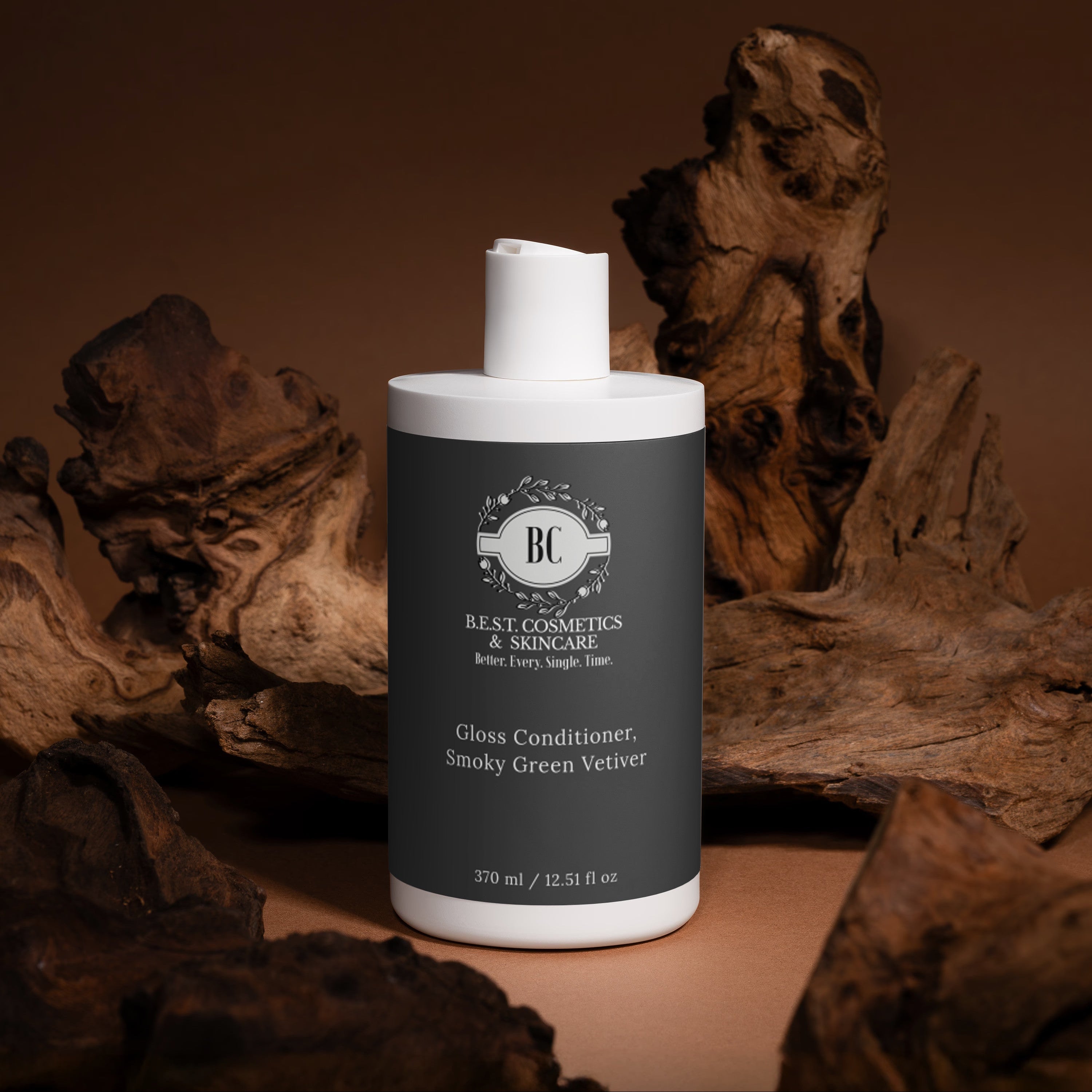 B.E.S.T. Cosmetics & Skincare Nourishing Conditioner, black and white label. White label