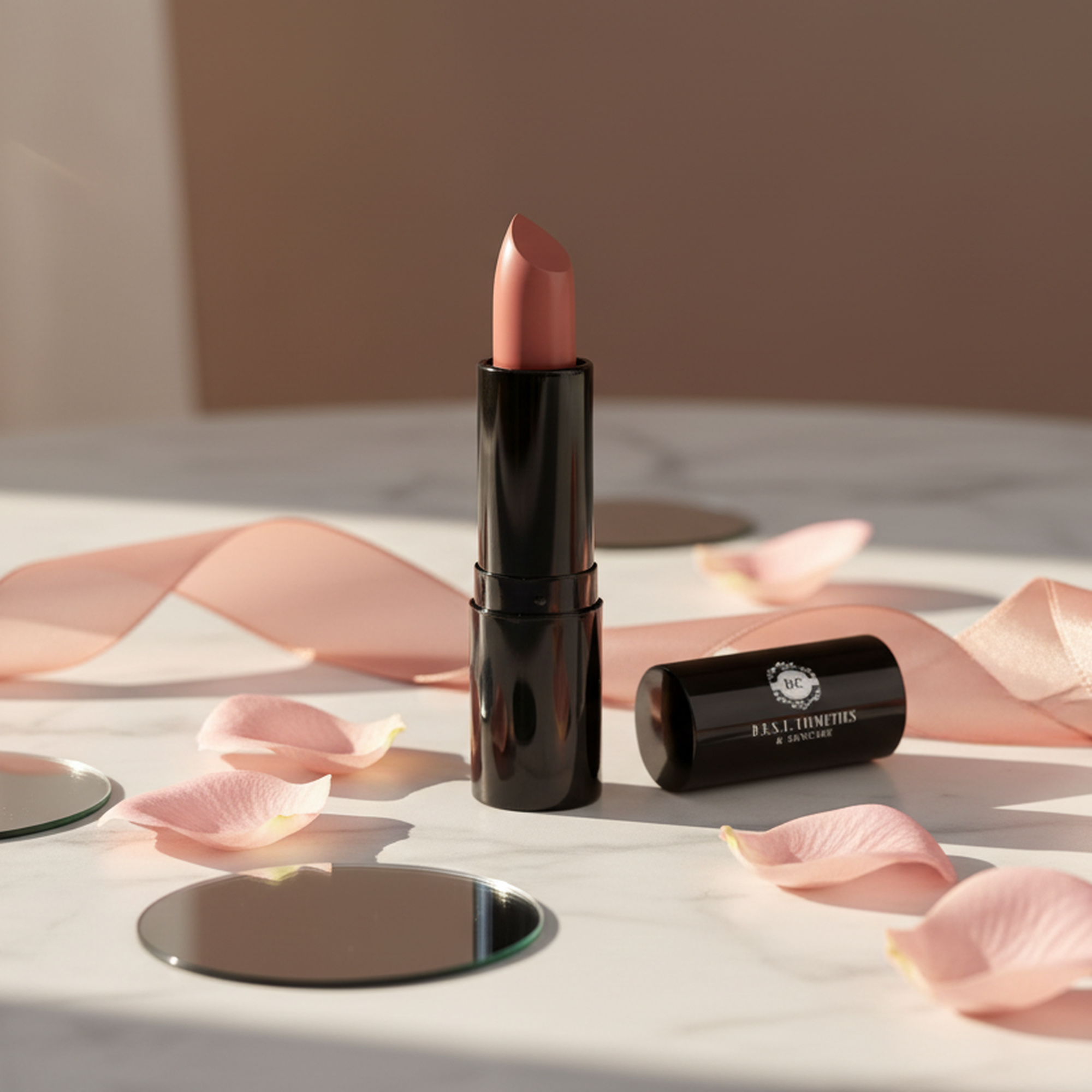 Chloe Luxury Matte Nude Lipstick | Long-Lasting Hydrating Vegan Lip Color